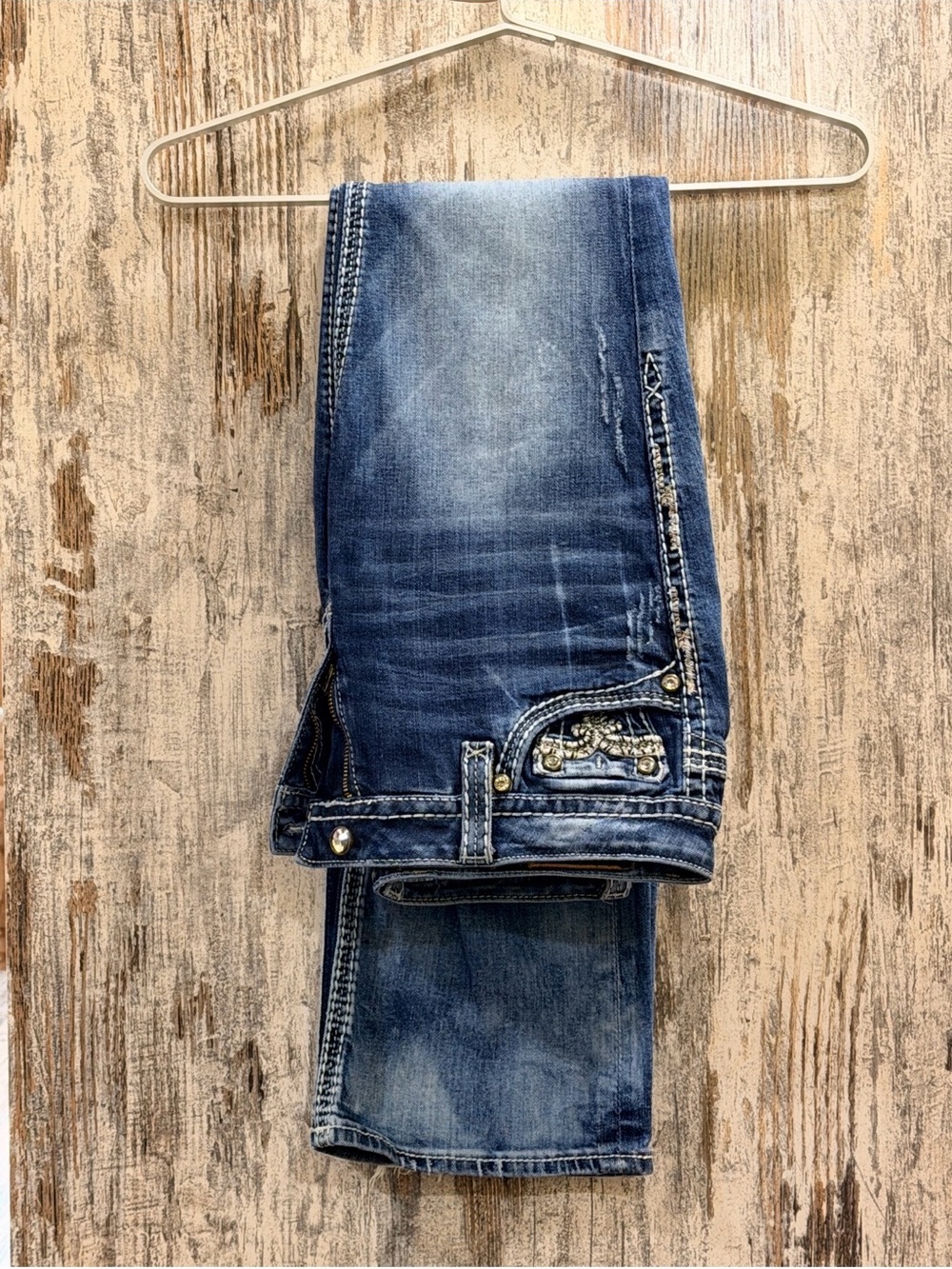Rock Revival Betty Bootcut Women’s Jeans Designed in USA Mid Rise Size 30 - Picture 6 of 16